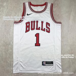 Hauts Et Tee-Shirts  Homme | Chicago Bulls Association Edition 2022/23 Hauts Et Tee-Shirts Blanc