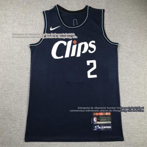 Hauts Et Tee-Shirts  Homme | Kawhi Leonard La Clippers City Edition 2023/24 Hauts Et Tee-Shirts College Navy