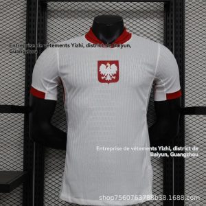 Hauts Et Tee-Shirts  Homme | Pologne 2024/25 Stadium Domicile Hauts Et Tee-Shirts Blanc