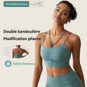 Soutiens-Gorge De Sport  Femme | Zenvy Strappy Wrap Femme Femme